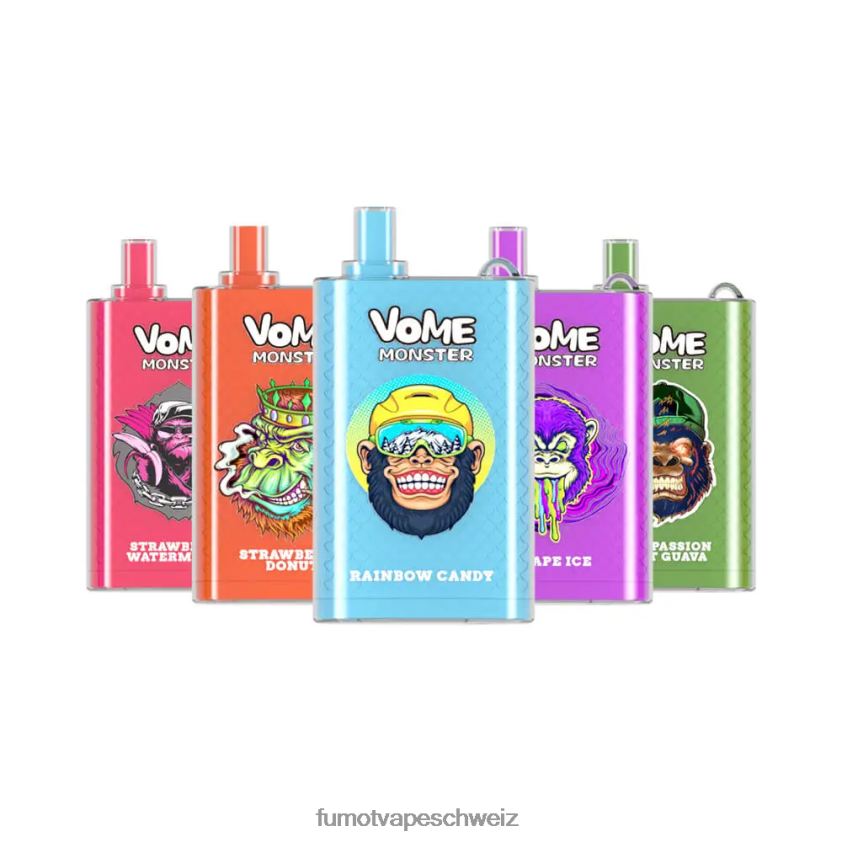 Fumot Vome Monster 10000 Einweg-Vape-Pod-Gerät – 20 ml (1 Stück) X464JP426 | Fumot Store Blaubeereis