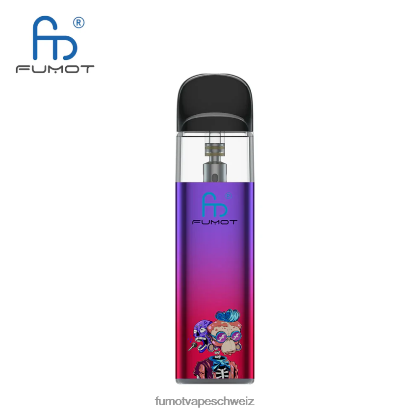 Fumot Dazzle Lite TPD-konformes leeres Vape-Kit (1 Stück) X464JP551 | Fumot Schweiz grün-lila