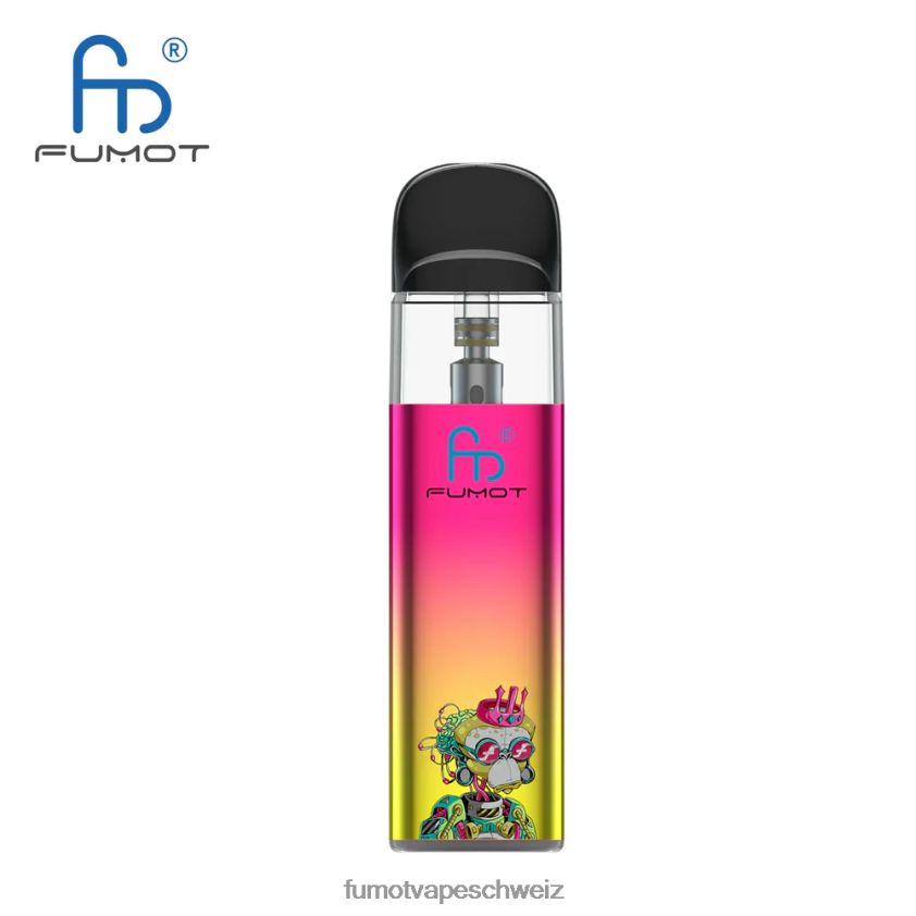 Fumot Dazzle Lite TPD-konformes leeres Vape-Kit (1 Stück) X464JP551 | Fumot Schweiz grün-lila