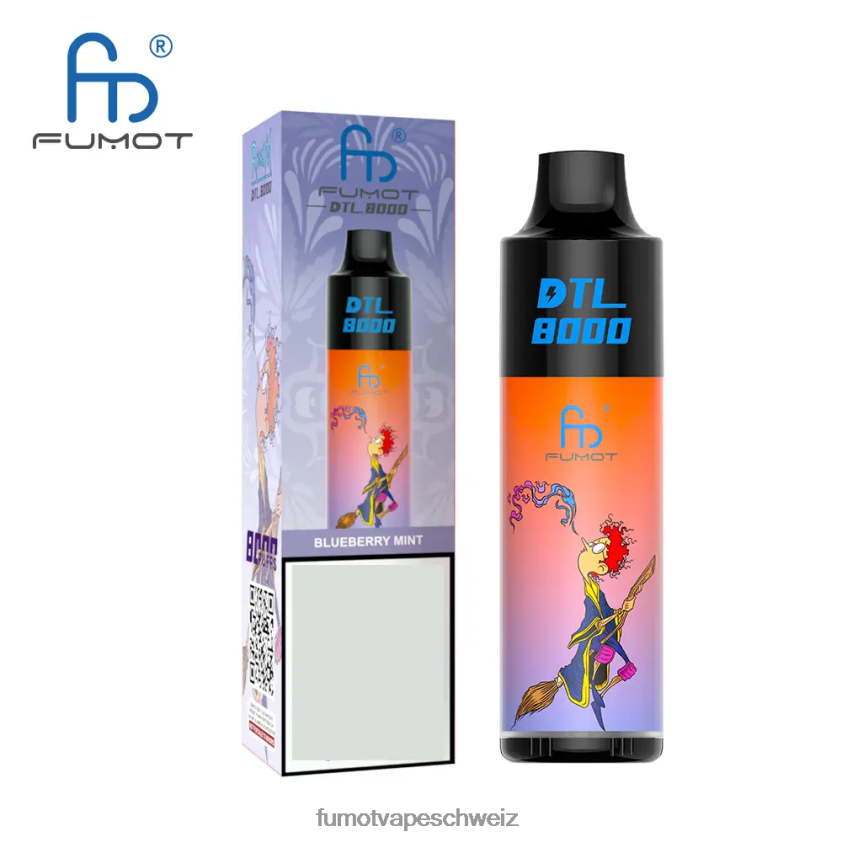 Fumot DTL 8000 Einweg-Vape-Pen – 16 ml (1 Stück) X464JP424 | Fumot Preis Schneekegeleis